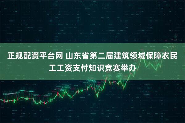 正规配资平台网 山东省第二届建筑领域保障农民工工资支付知识竞赛举办