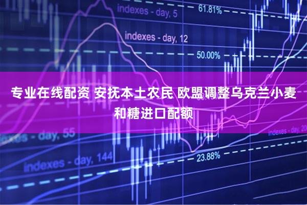 专业在线配资 安抚本土农民 欧盟调整乌克兰小麦和糖进口配额